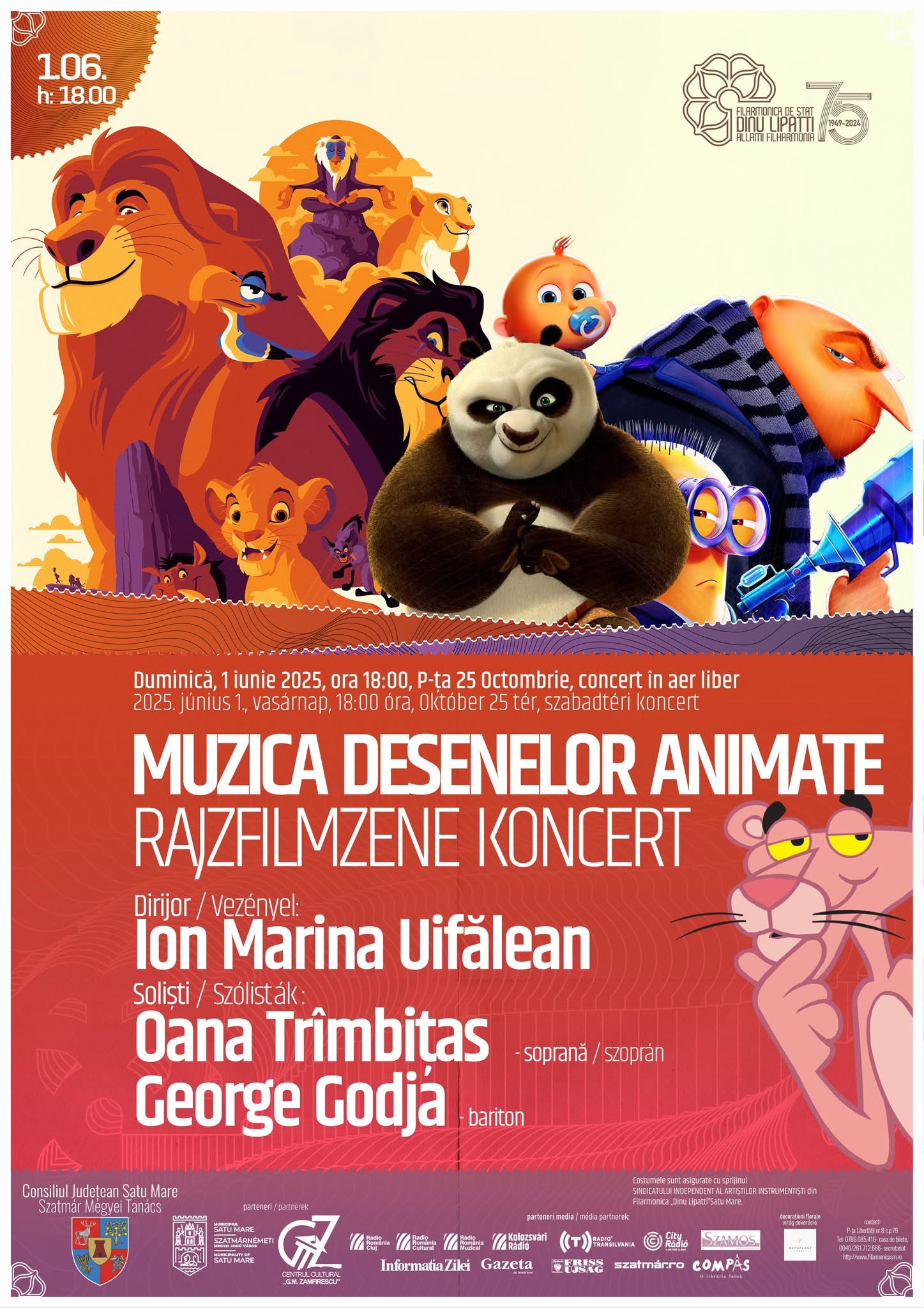 Ziua Copilului sărbătorită cu muzică de film la Satu Mare