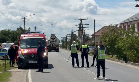 Accident în lanț lângă Satu Mare. O femeie a ajuns la spital