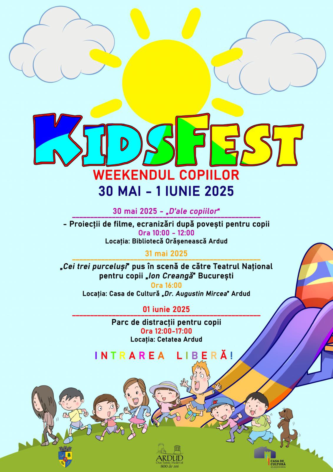 1 Iunie – Ziua Copilului, sărbătorită un week-end întreg la ARDUD!
