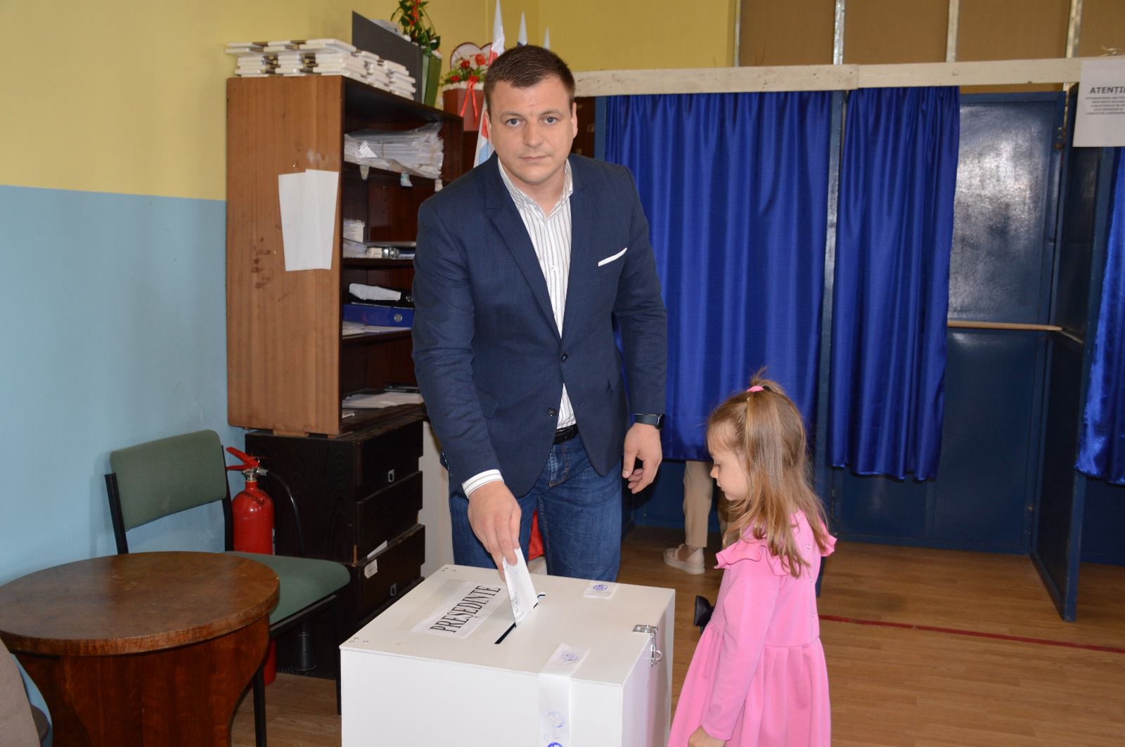 Viceprimarul municipiului Satu Mare Raul Băbțan a votat cu gândul la viitoarele generații