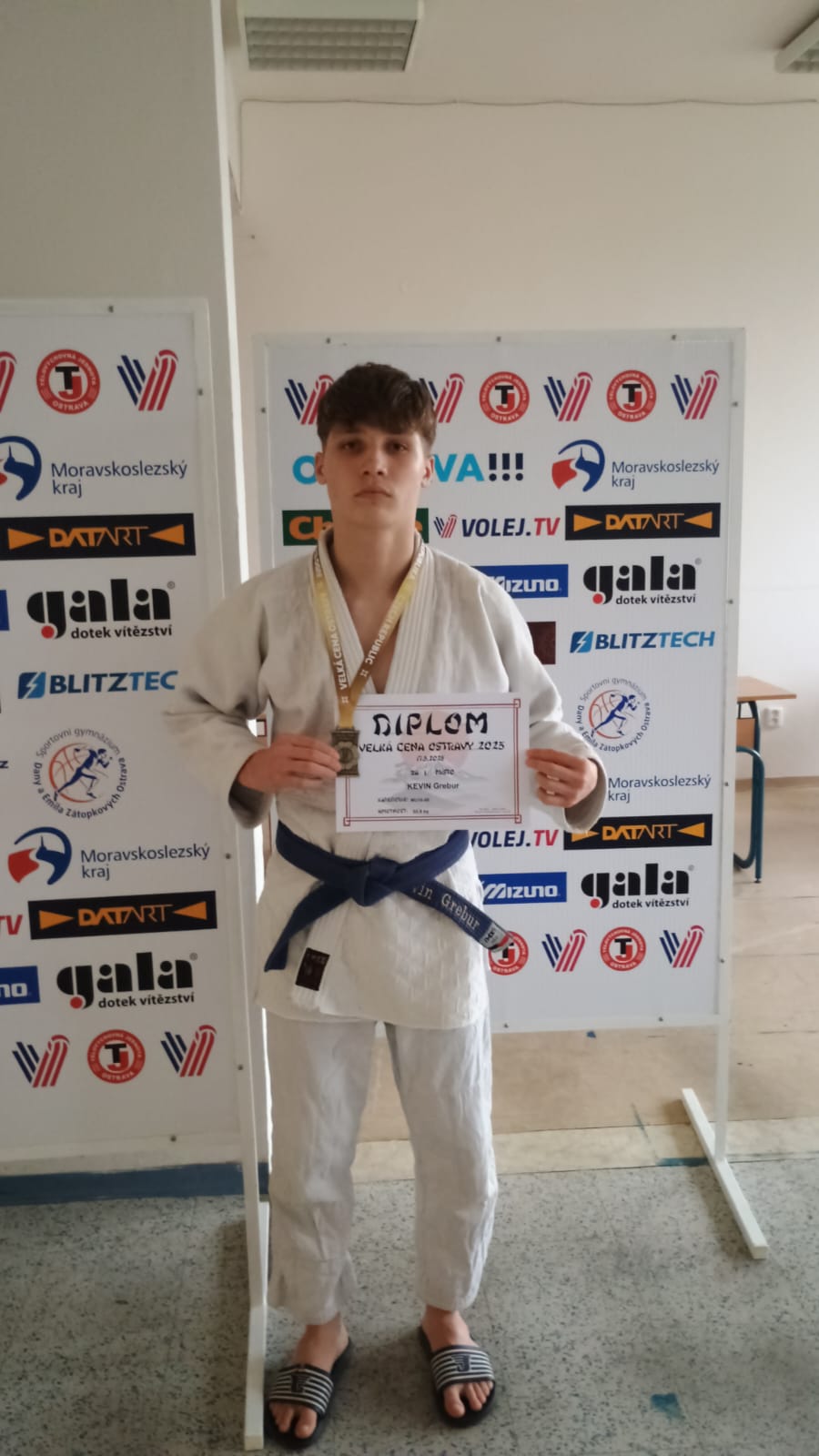 Medalie de aur pentru Grebúr Kevin la Ostrava