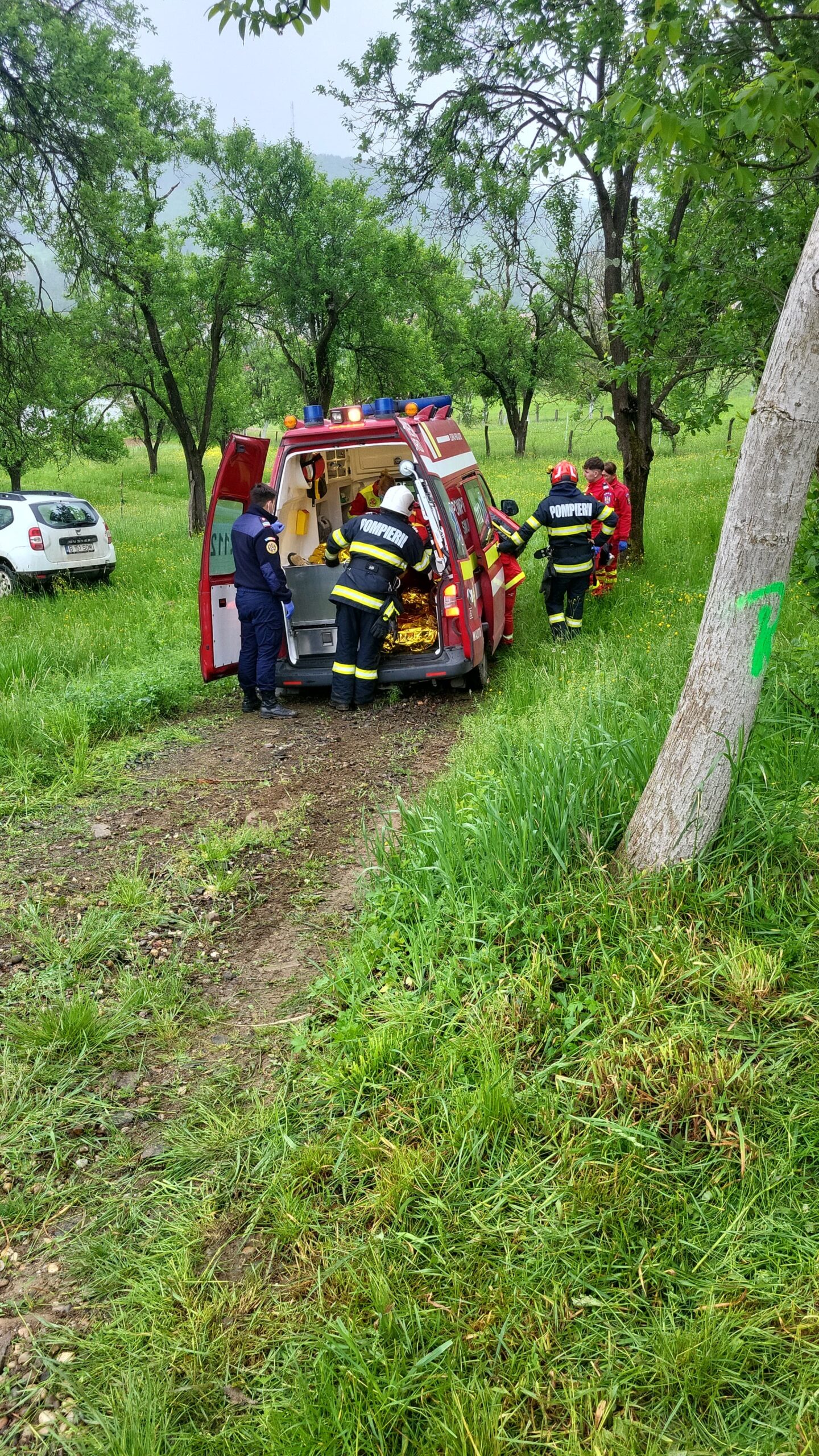 Două persoane surprinse de un mal de pământ în localitatea Cămârzana. Intervenția ISU