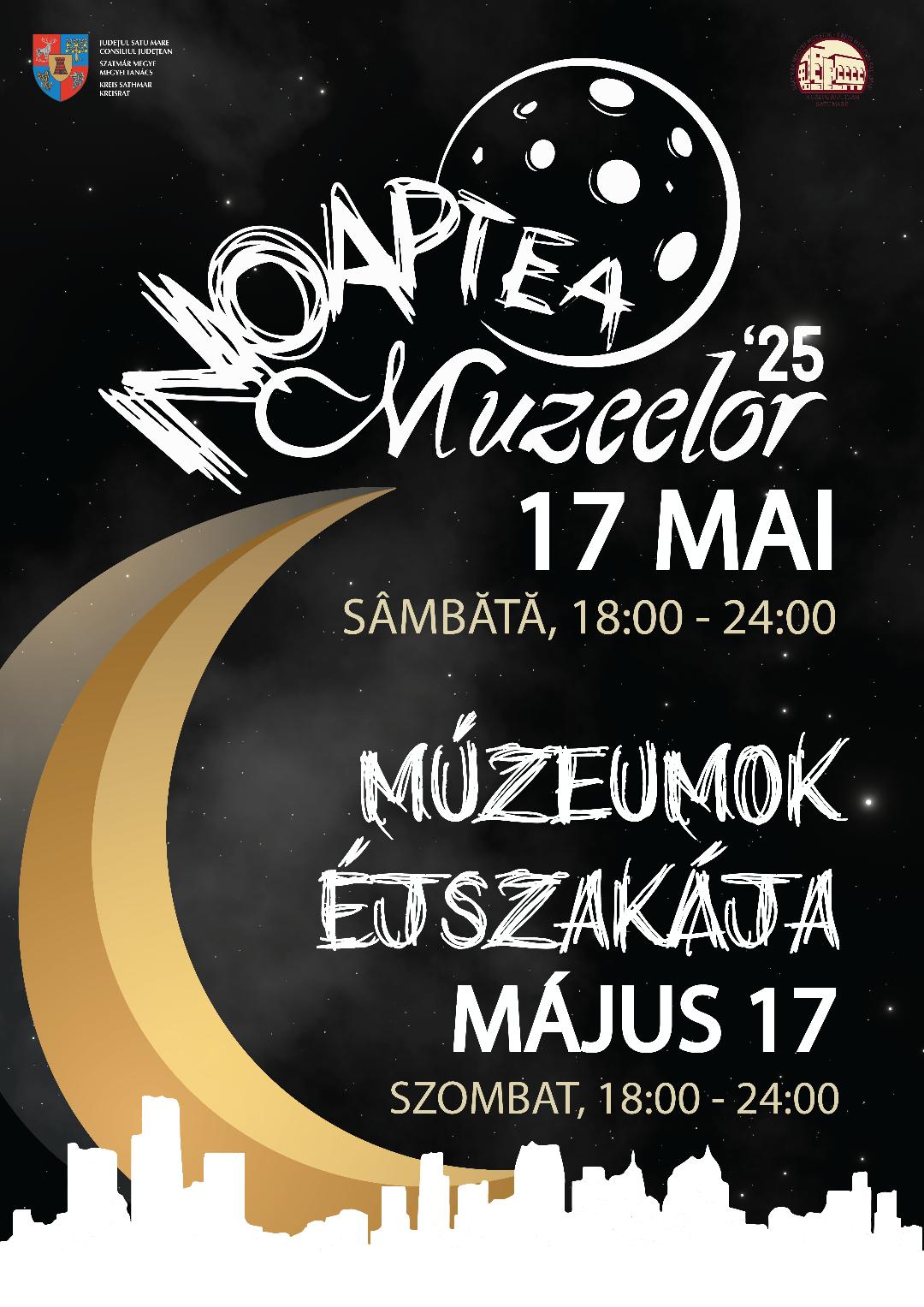 Noaptea Muzeelor 2025, o invitație la descoperire. Satu Mare prinde viață la ceas de seară