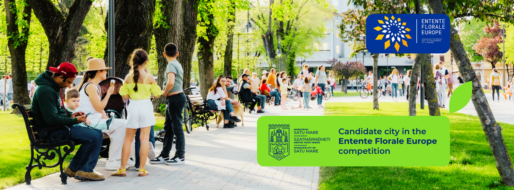 Satu Mare, în competiția Entente Florale Europe 2025