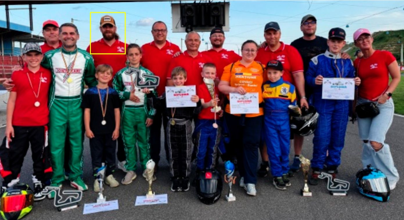 Eric Bicfalvi, alături de echipa Karting Carei la prima etapă a Campionatului Național Școlar