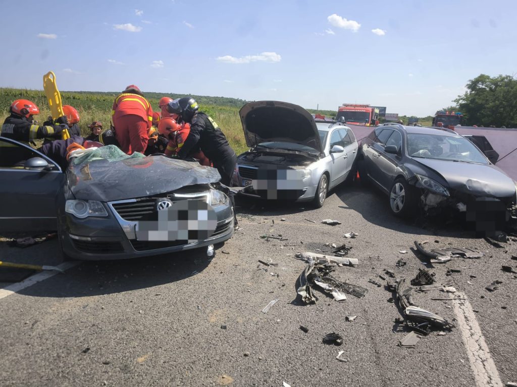 Accident grav pe drumul Oradea – Satu Mare