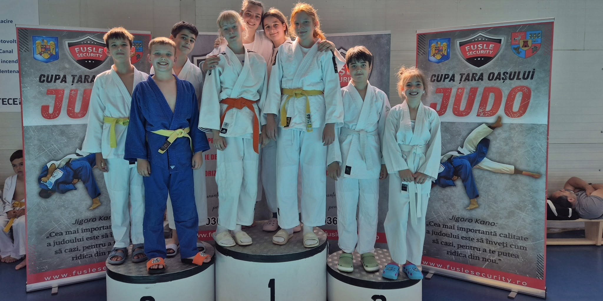 Cei mai mici judoka de la CS Unio, pe podium la Cupa  Țării Oașului
