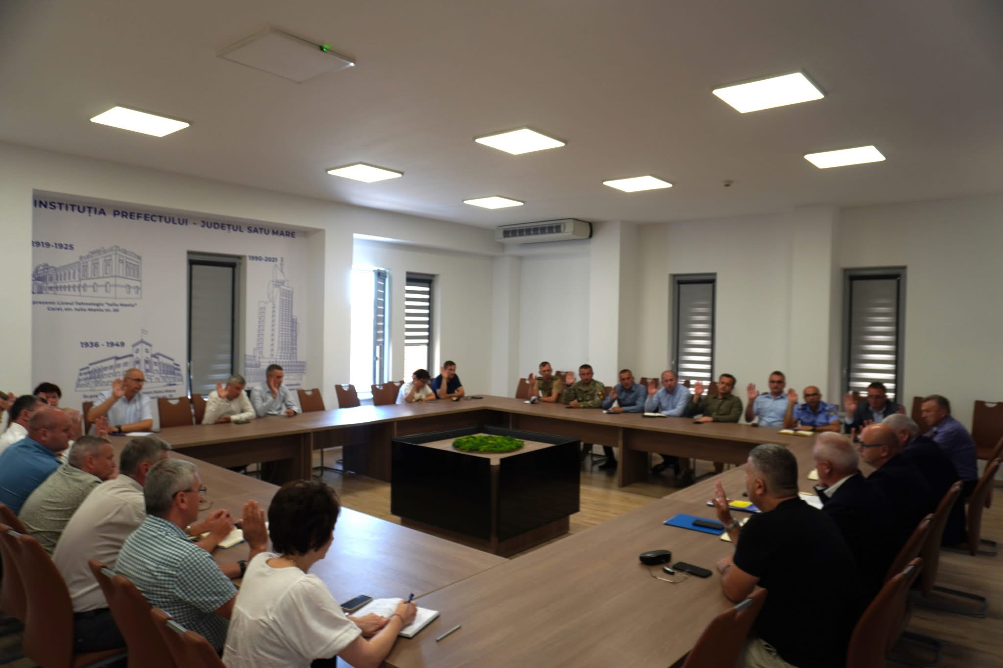 Ședința Centrului Local de Combatere a Bolilor (CLCB) - focar nou de Pesta Porcină Africană la o exploatație comercială