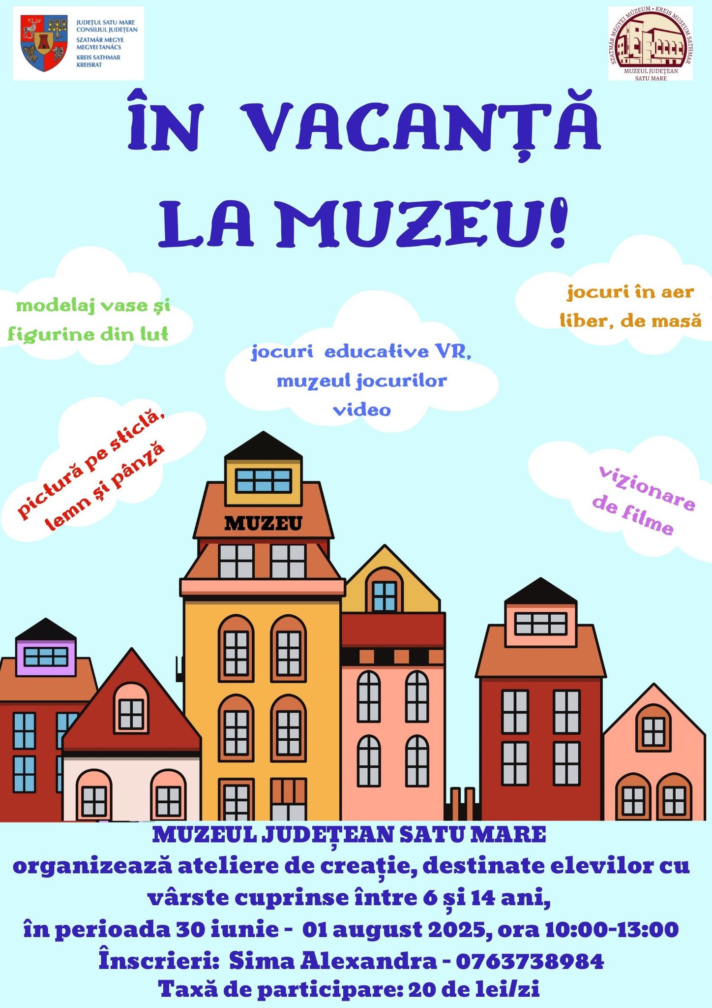 „În vacanță la muzeu” – unde distracția prinde glasul istoriei!