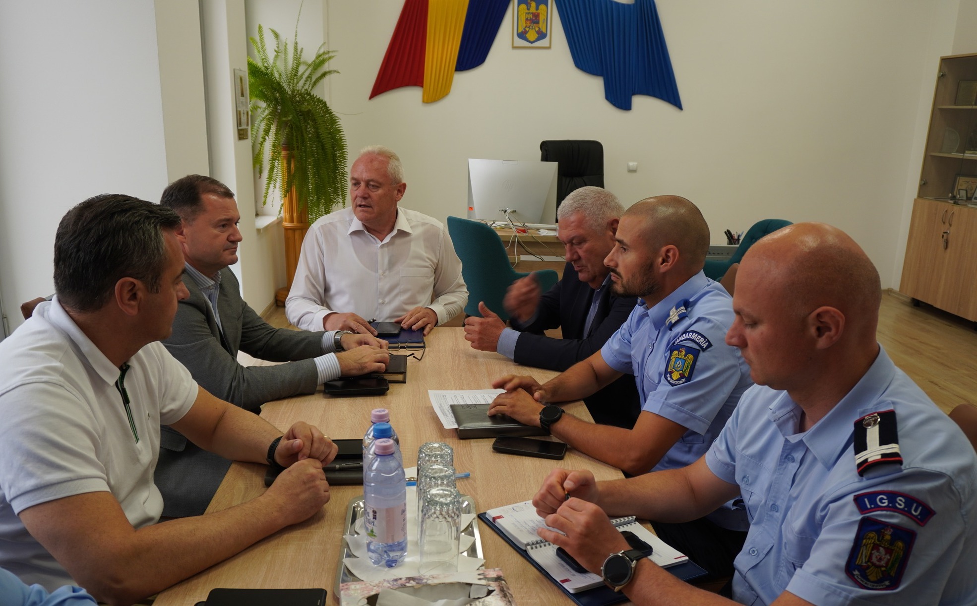 Ședința săptămânală de la Prefectură cu conducerea structurilor M.A.I. din județ