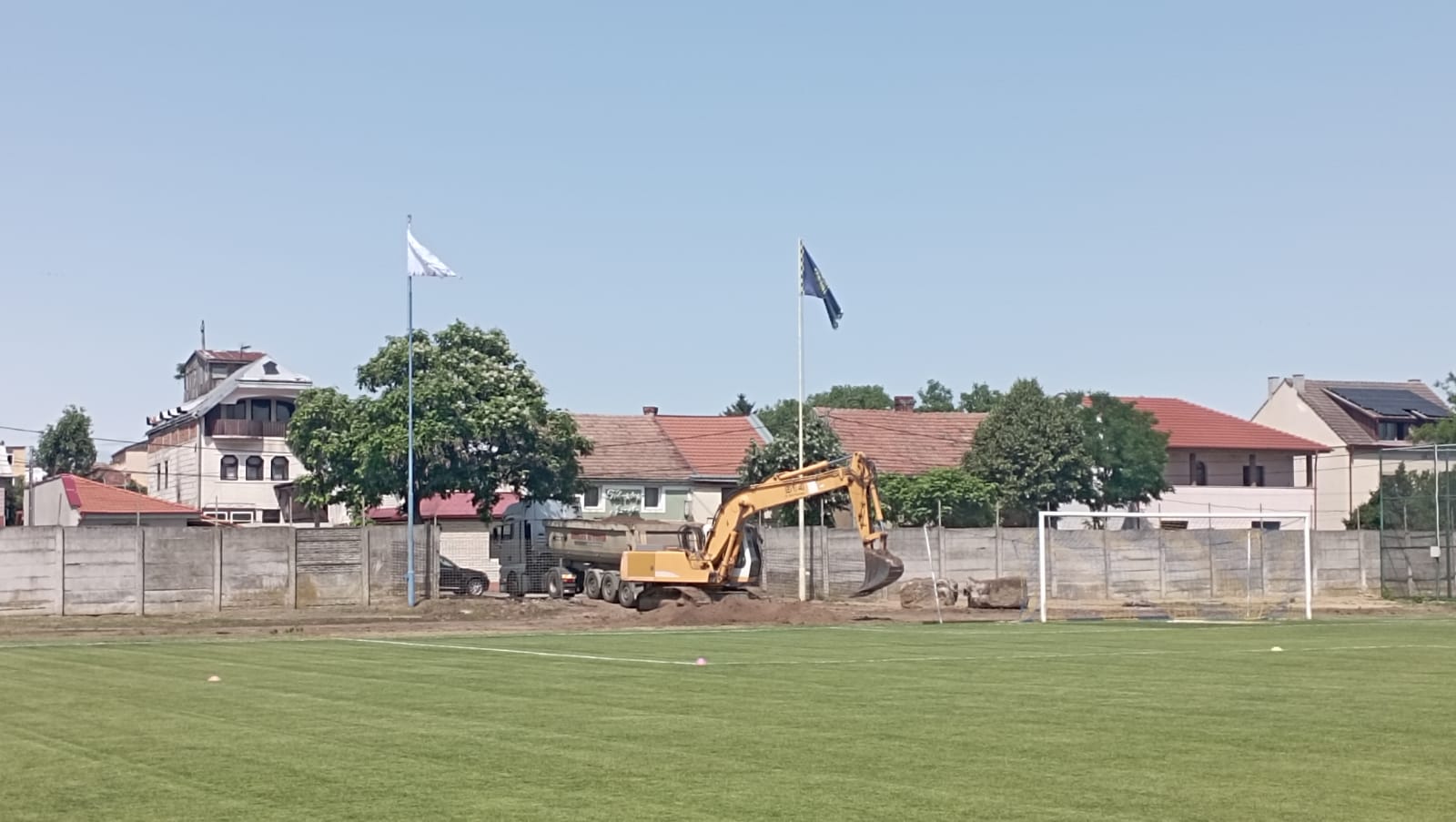 Bătrâna tabelă de marcaj de pe stadionul Olimpia a ieșit la ”pensie”!