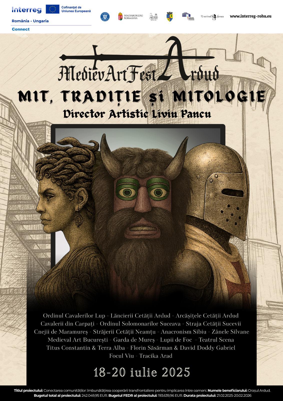 SPECTACOL. Festivalul MedievArtFest Ardud 2025 readuce magia trecutului în Cetate