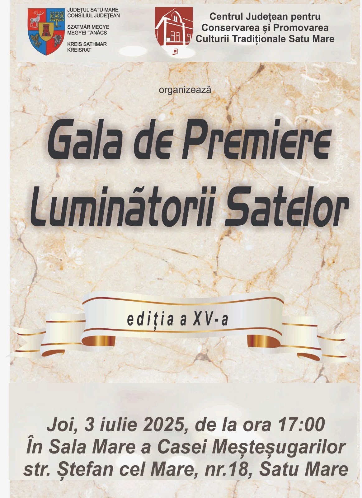 Programul artistic și premianții de anul acesta  ai Galei „Luminătorii Satelor” – ediția a XV-a