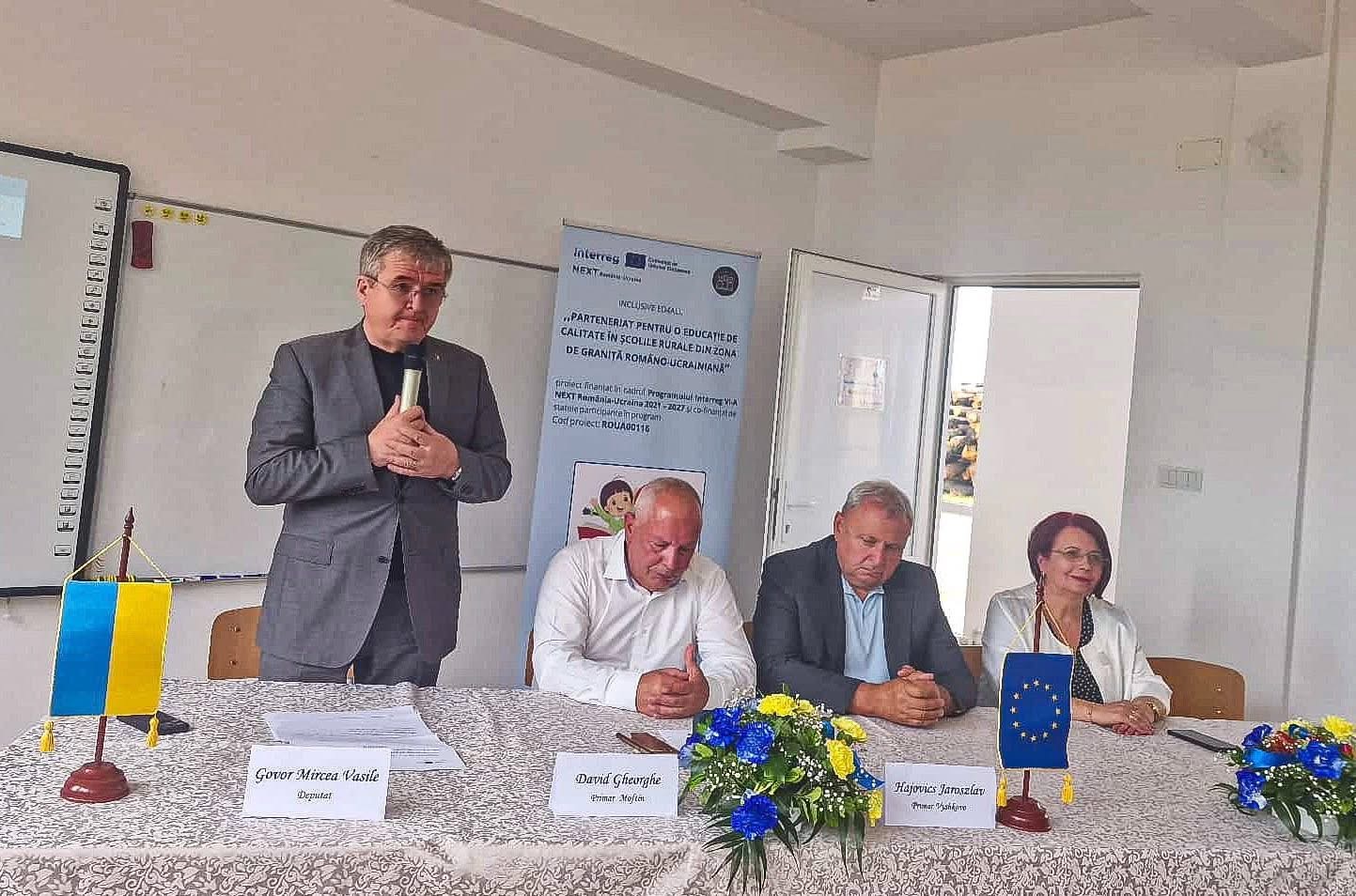 Deputatul Mircea Govor: ,,Moftin: administrație PSD performantă, primar implicat, proiect reușit – investiție în educație.”