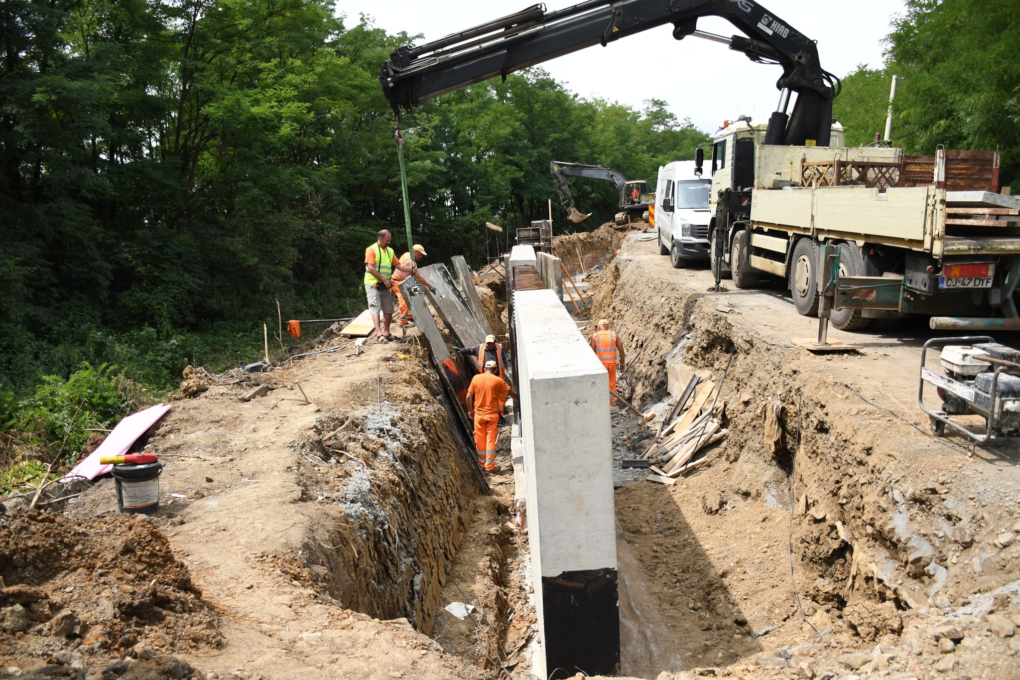 Se modernizează drumul județean DJ 193 Satu Mare - Borlești