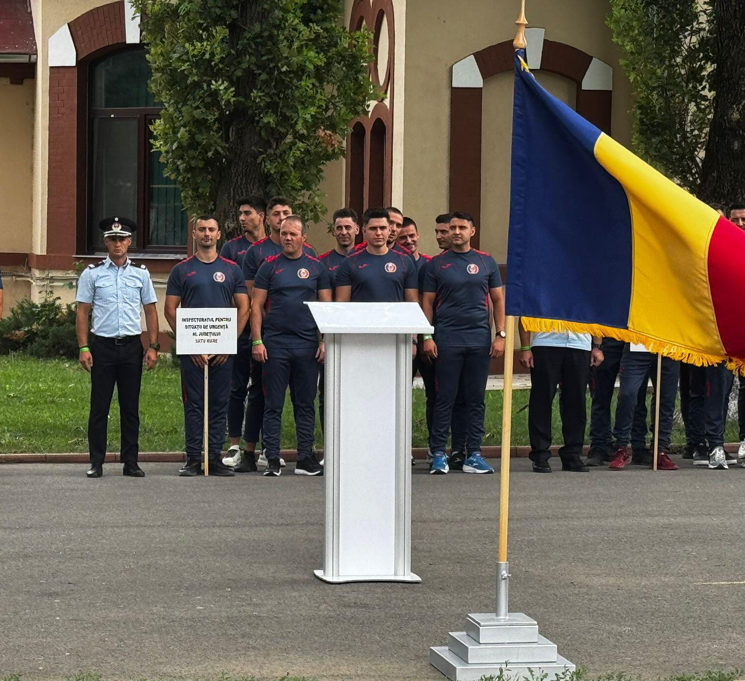 Pompierii sătmăreni participă la etapa zonală a Concursurilor serviciilor profesioniste pentru situații de urgență