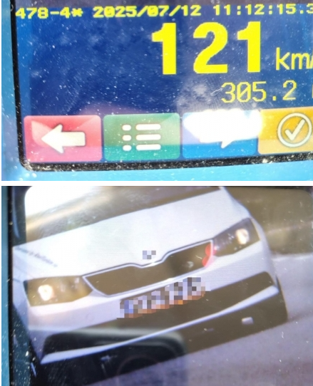 Șofer din Satu Mare, prins de radar cu peste 120 km/h în localitate în județul Sălaj