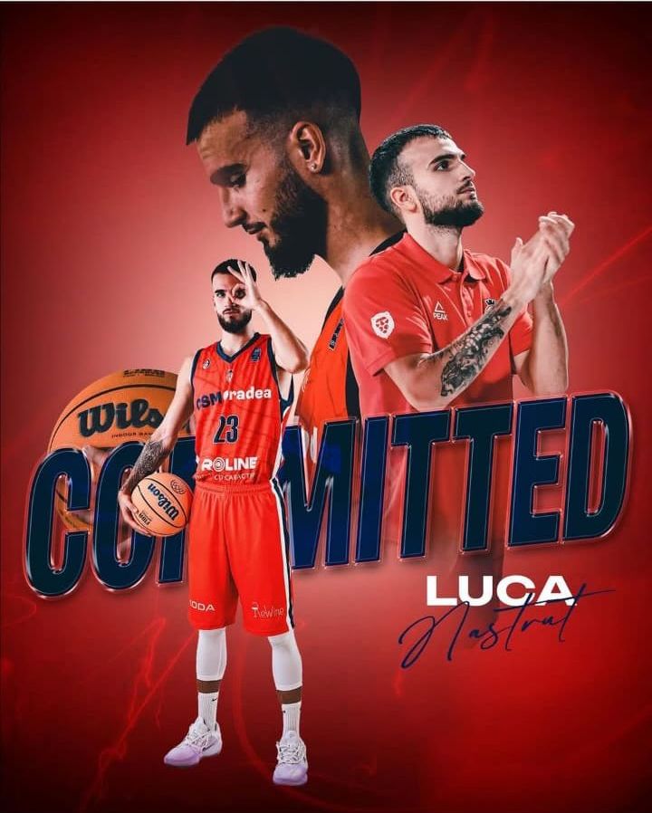 Sătmăreanul Luca Năstruț, continuă încă 2 ani la vicecampioana CSM Oradea