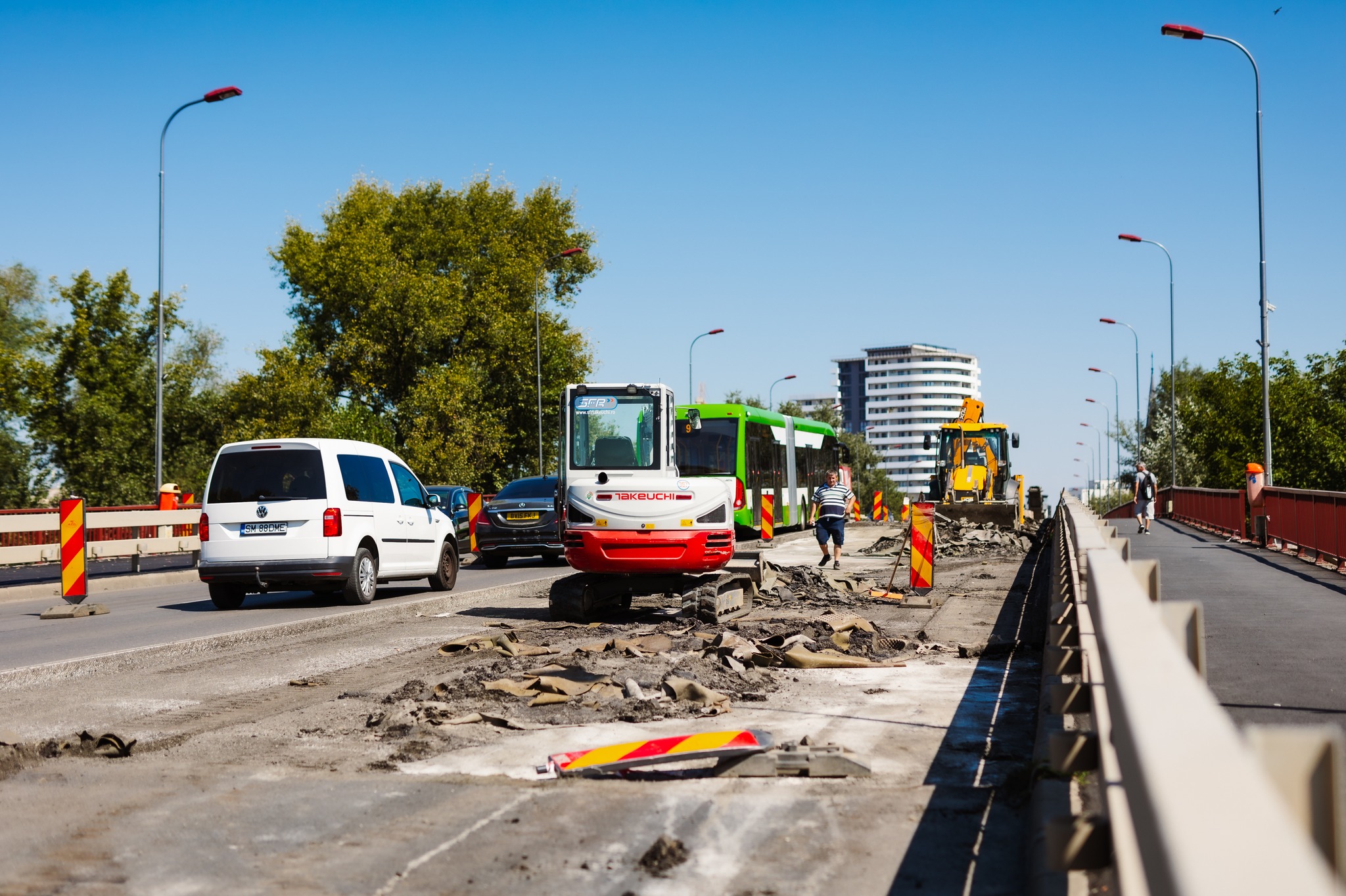 Podul Golescu din Satu Mare se închide temporar pentru reparații. Anunțul a fost făcut de primarul Kereskényi Gábor
