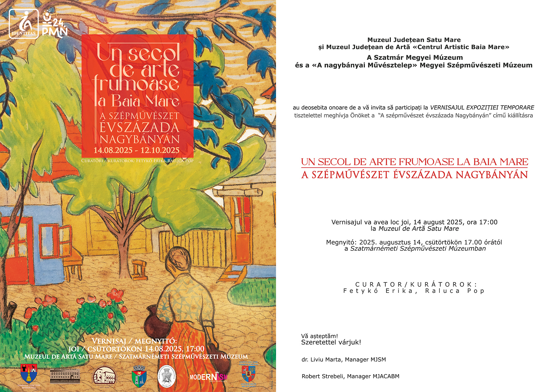 Un secol de artă frumoasă la Baia Mare – expoziție de excepție la Satu Mare