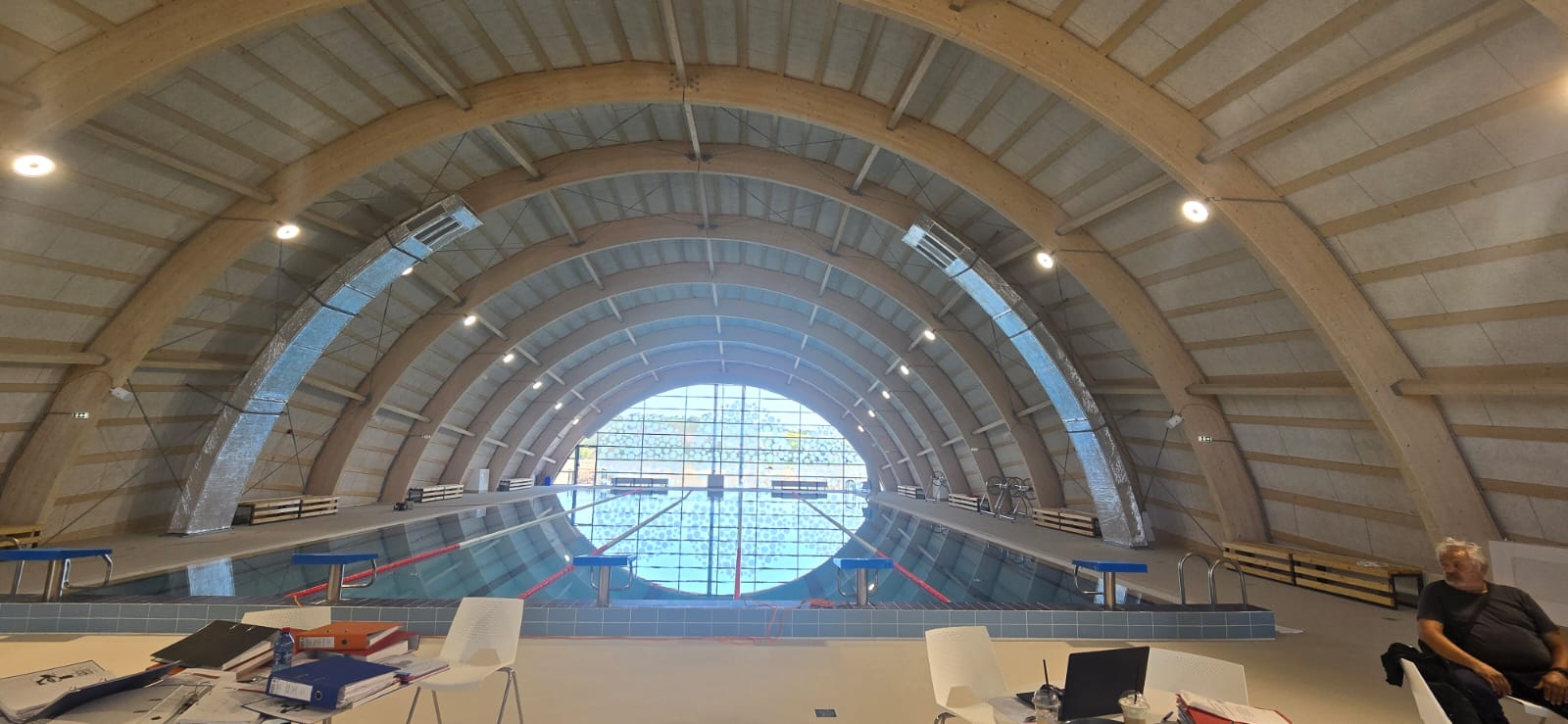 FOTOGALERIE. REALIZARE. Tășnadul are primul bazin semiolimpic didactic din județ – o investiție pentru elevi și turiști