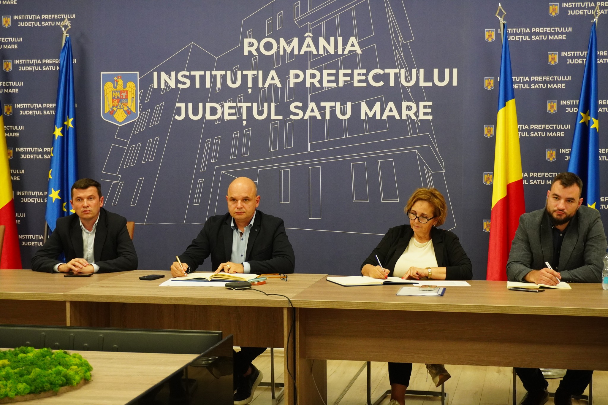 Autoritățile județului Satu Mare, la videoconferința națională privind stadiul Programului „Anghel Saligny”