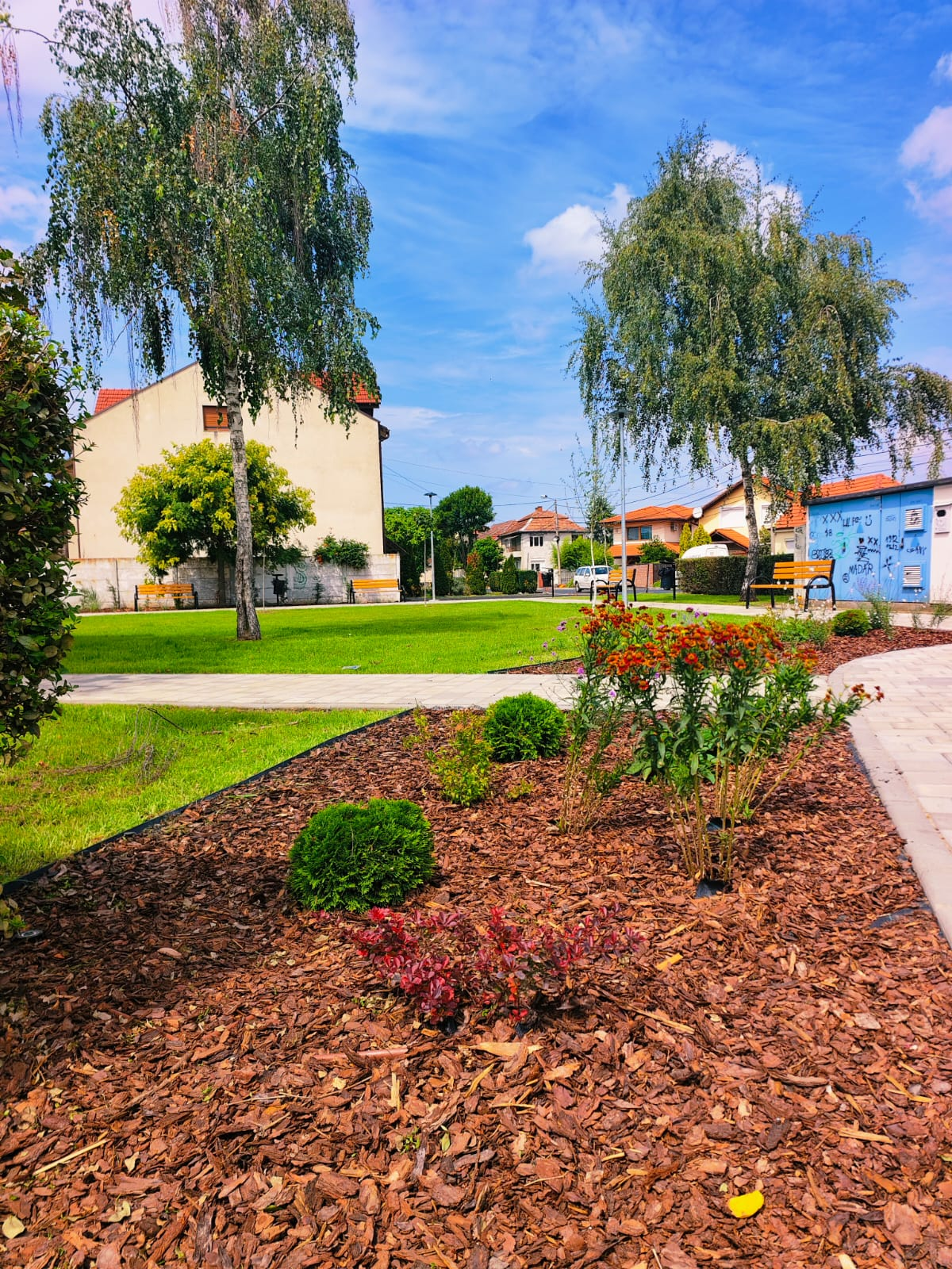 Scuarul Odobescu, modernizat și redeschis locuitorilor