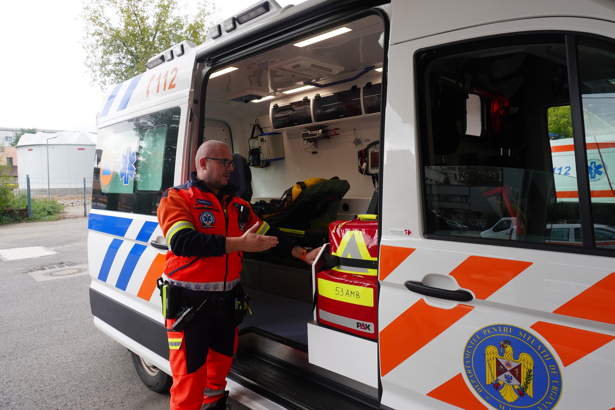 FOTO. Ambulanțe de ultimă generație pentru Satu Mare: Primele trei autospeciale intră în serviciu