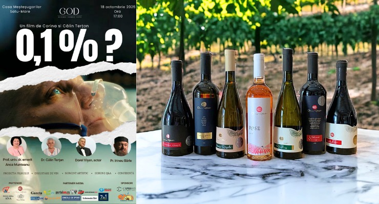 Crama Rătești, degustare specială cu preparate alese și muzică clasică live, la primul eveniment GOD