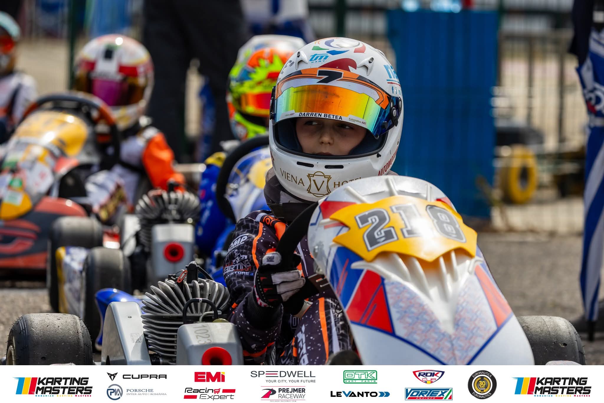 Darren Betea, vicecampion național la Romanian Karting Masters