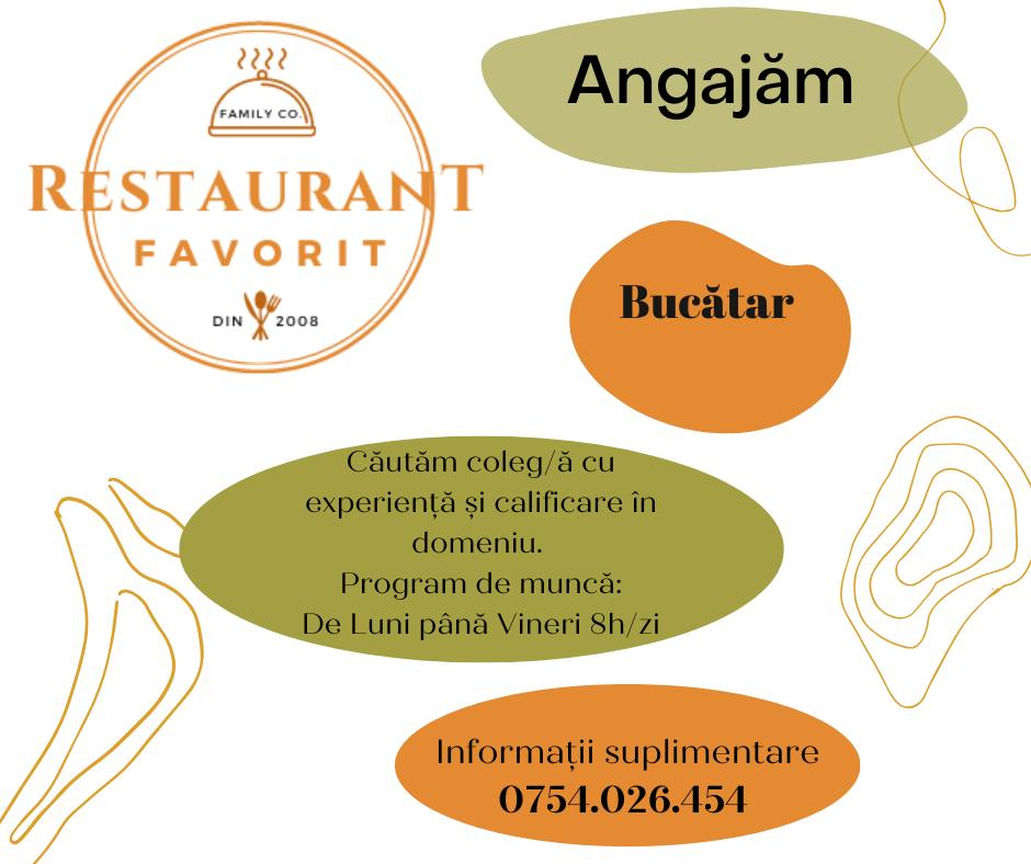 Angajare Restaurant Favorit