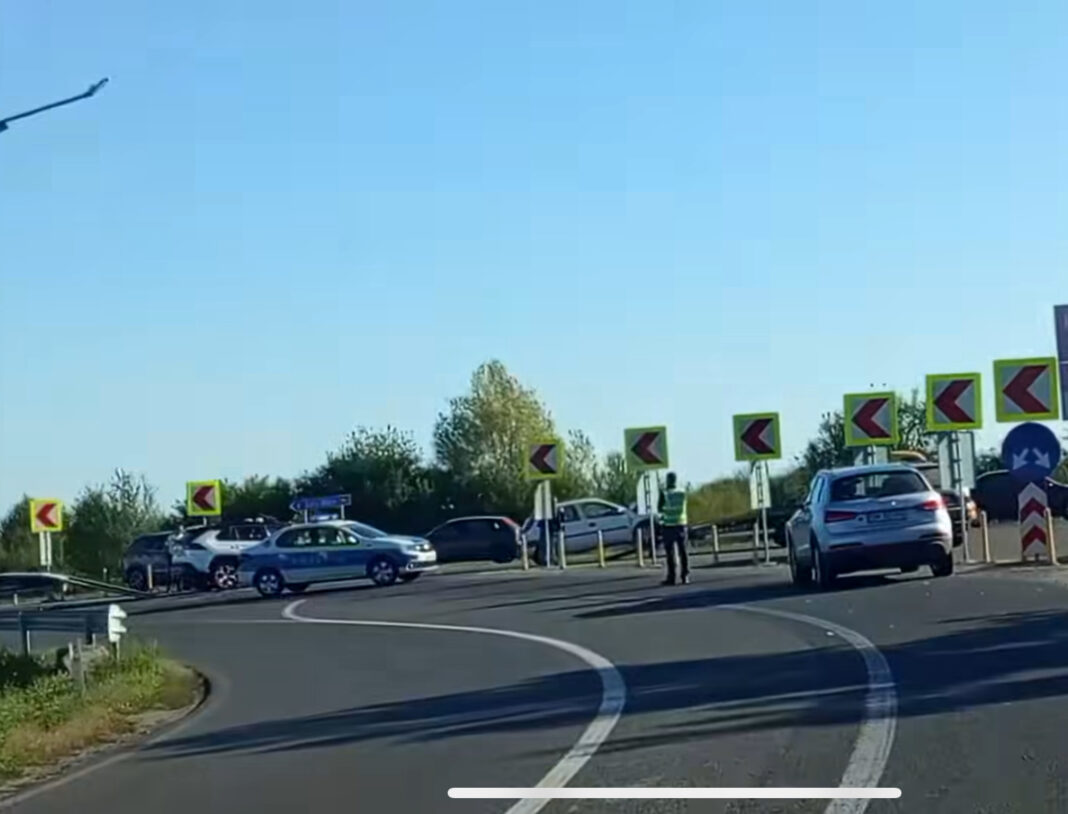 Evenimentul rutier de la ieșirea din oraș, cercetat de polițiștii sătmăreni