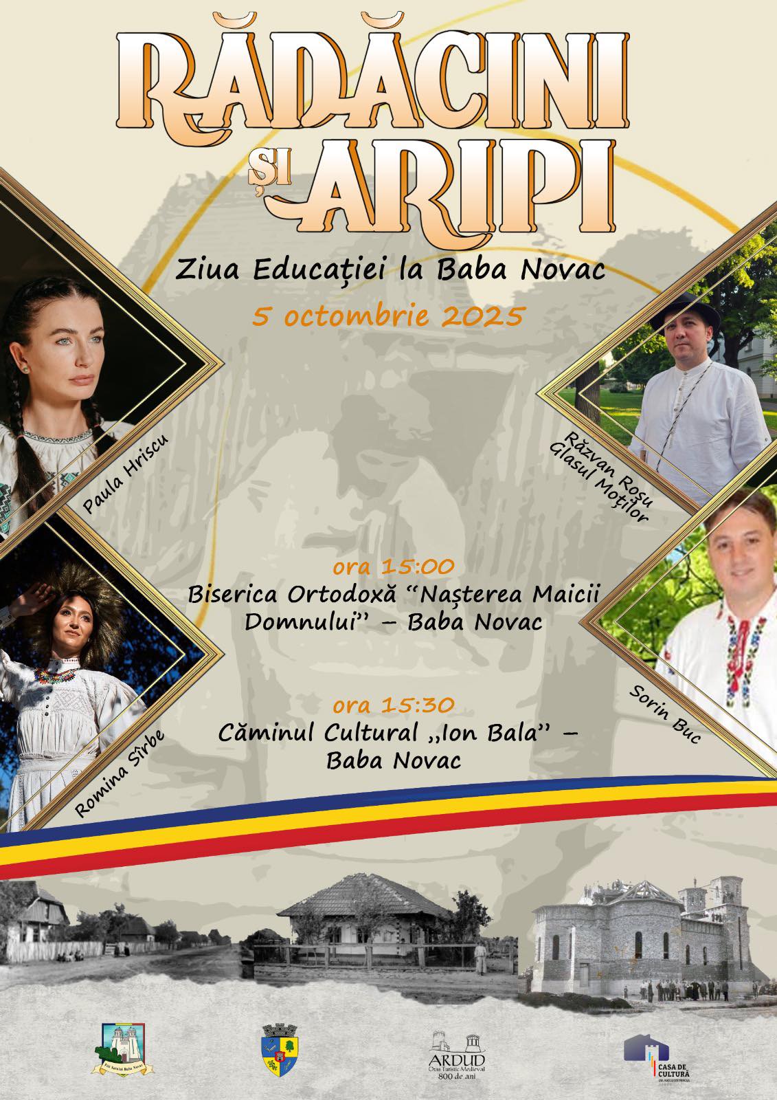 Paula Hriscu, cap de afiș la evenimentul Rădăcini și aripi – Ziua Educației la Baba Novac