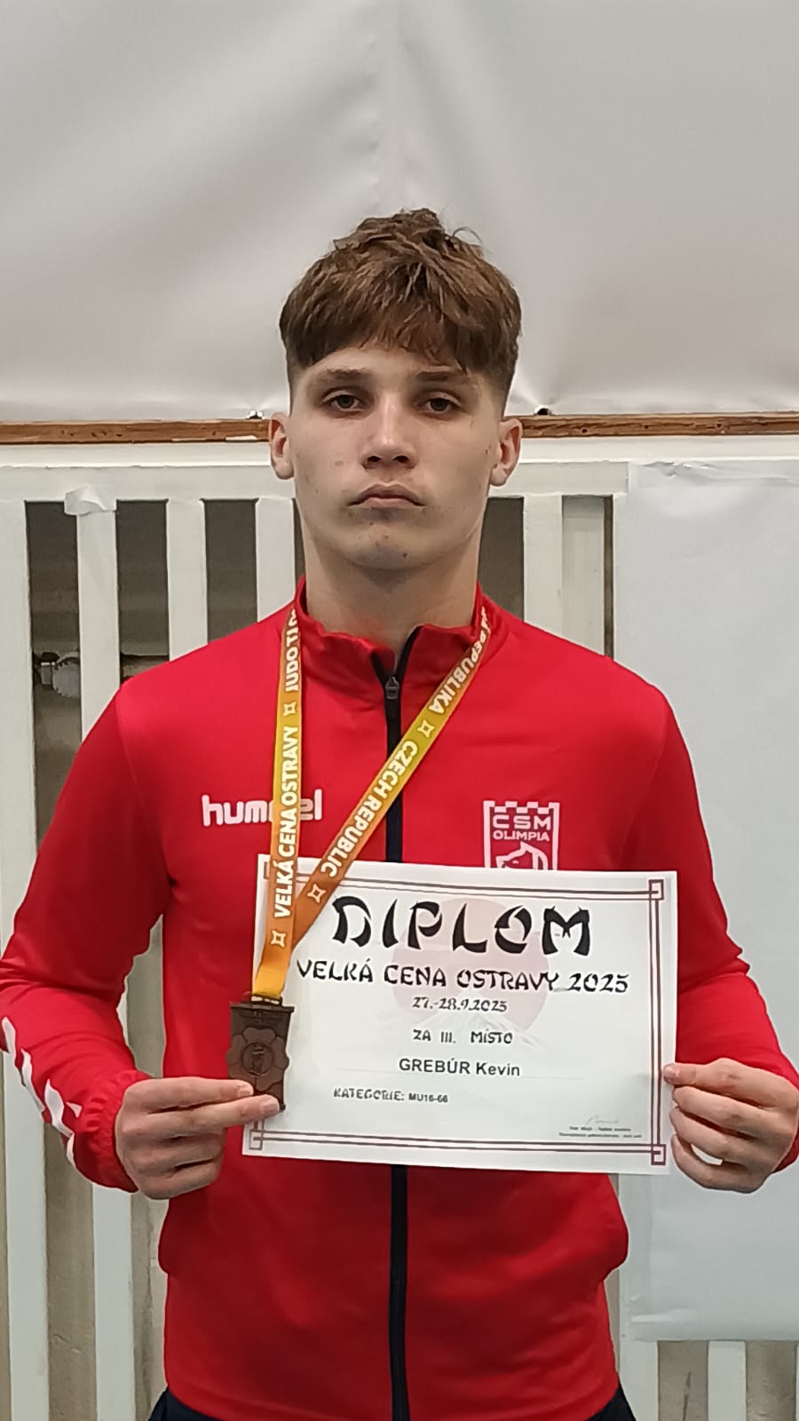 Medalie de bronz pentru Grebur Kevin la Ostrava