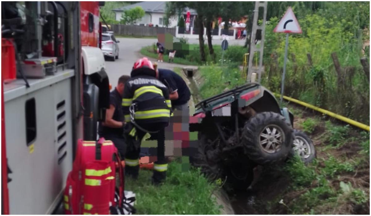 TRAGEDIE  Un tânăr de 21 de ani și-a pierdut viața într-un accident cu ATV-ul, în Țara Oașului