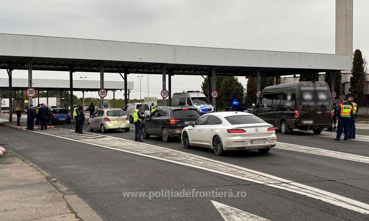 Razia săptămânii la graniță: peste o mie de persoane verificate și amenzi de 10.000 lei