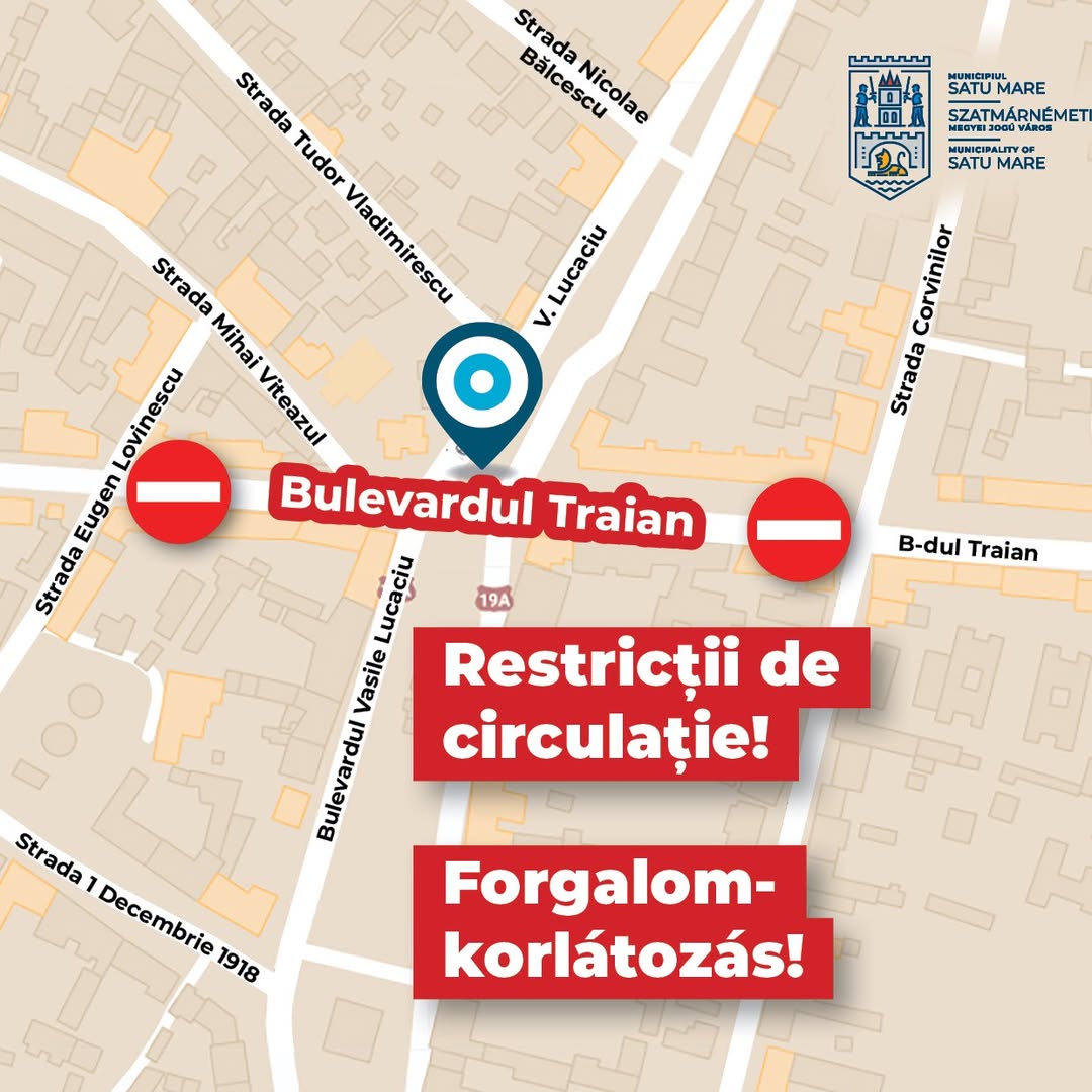 Circulație restricționată temporar pentru antrenamentele dedicate Zilei Armatei Române