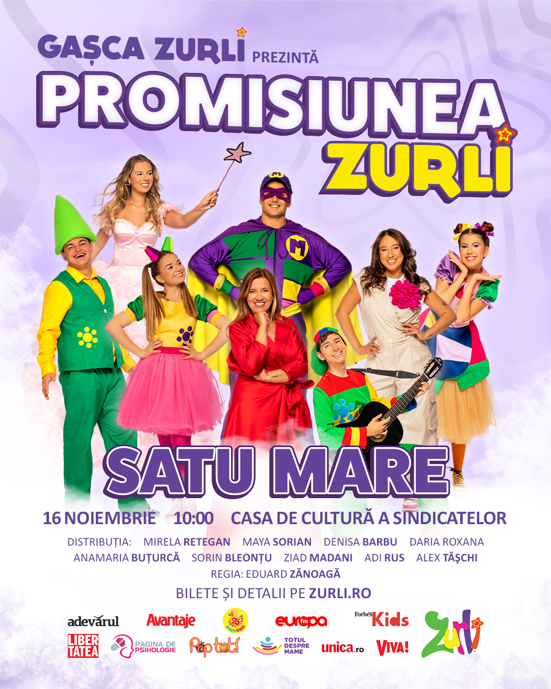 „Promisiunea Zurli” Satu Mare - aventură plină de culoare, cântec și emoție