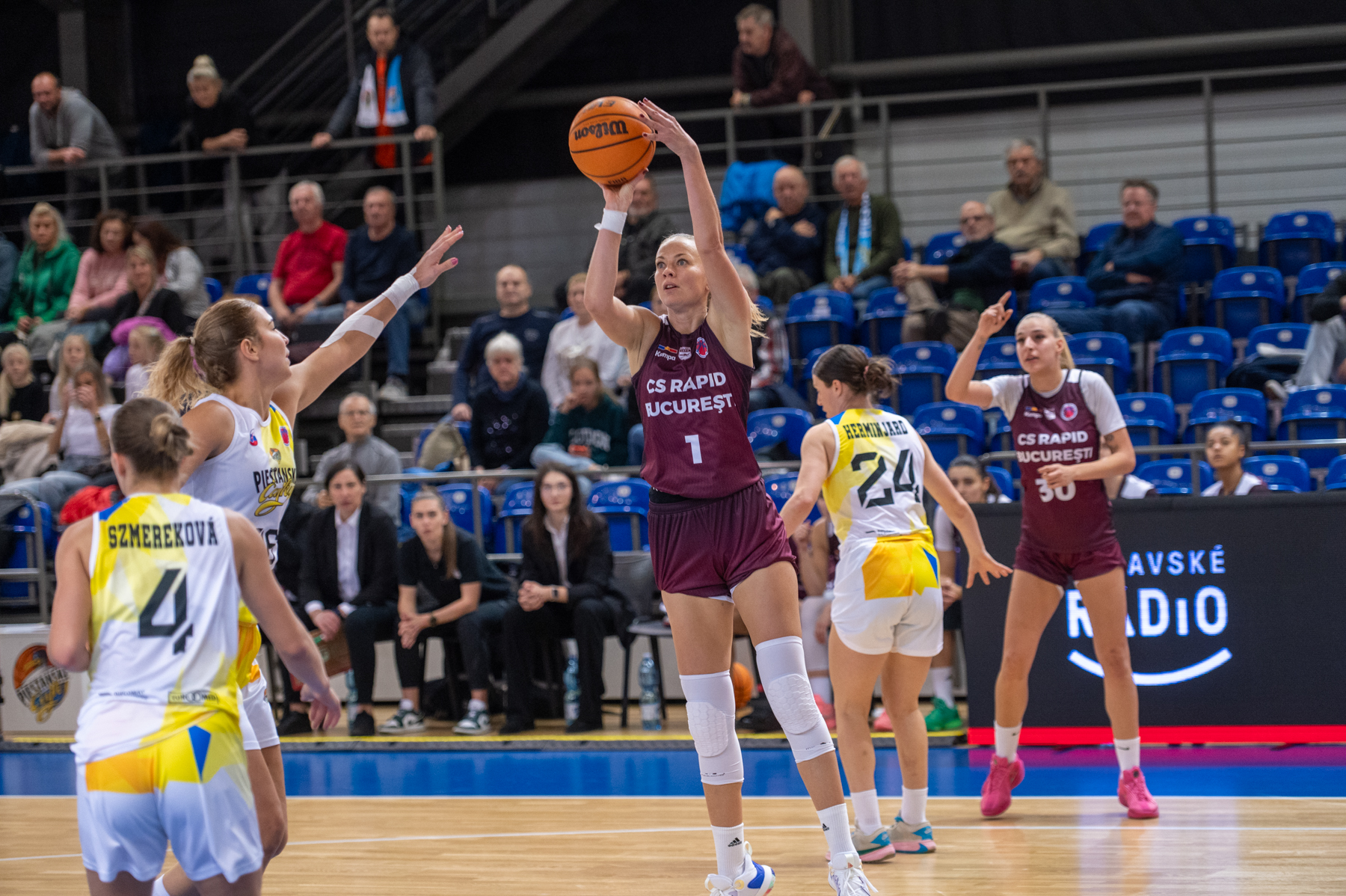Sătmăreanca Claudia Cuic-Pop, evoluție solidă în victoria Rapidului din FIBA Europe Cup