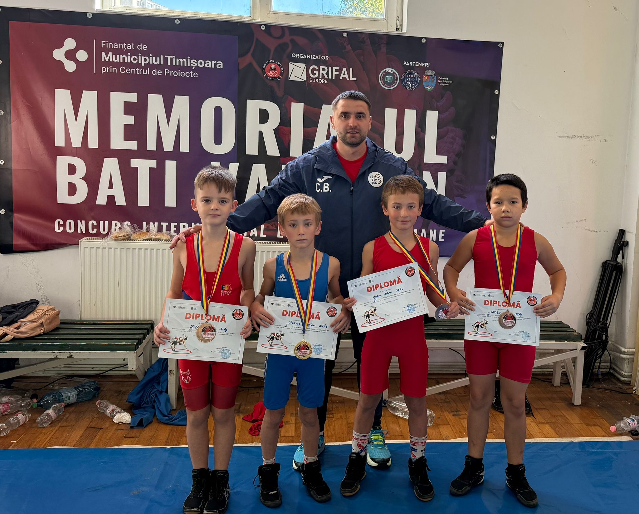 Luptătorii de la CS Satu Mare – Cetate Ardud, medalii la Timișoara  și prezență solidă la Cupa României U15