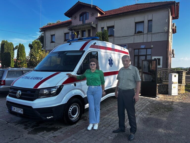 REALIZARE. Substație de ambulanță inaugurată la Tarna Mare – prima din mediul rural sătmărean