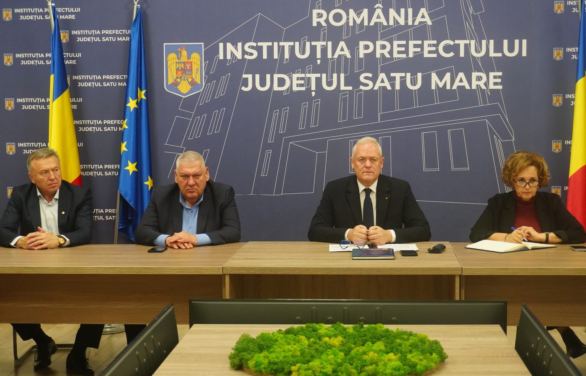 Ședința Centrului Local de Combatere a Bolilor (CLCB) - focar de PPA (Pesta Porcină Africană) la o fermă importantă din județ