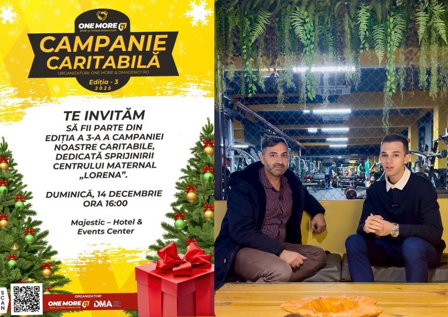 EVENIMENT: One More organizează a treia ediție a galei caritabile pentru renovarea Centrului Maternal „Lorena”