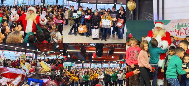 MAGIE Ajutoarele lui Moș Crăciun readuc speranța în sufletele copiilor din Satu Mare