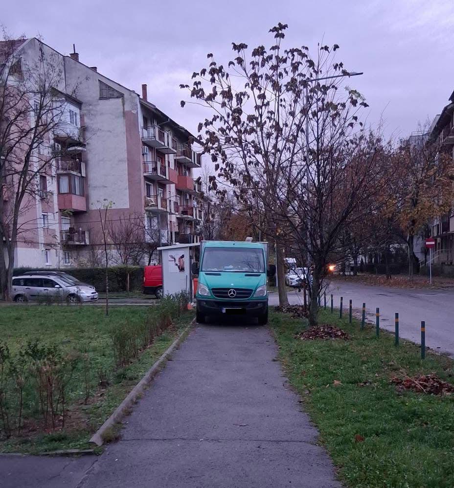 La plimbare cu dubița de mână prin cartier!