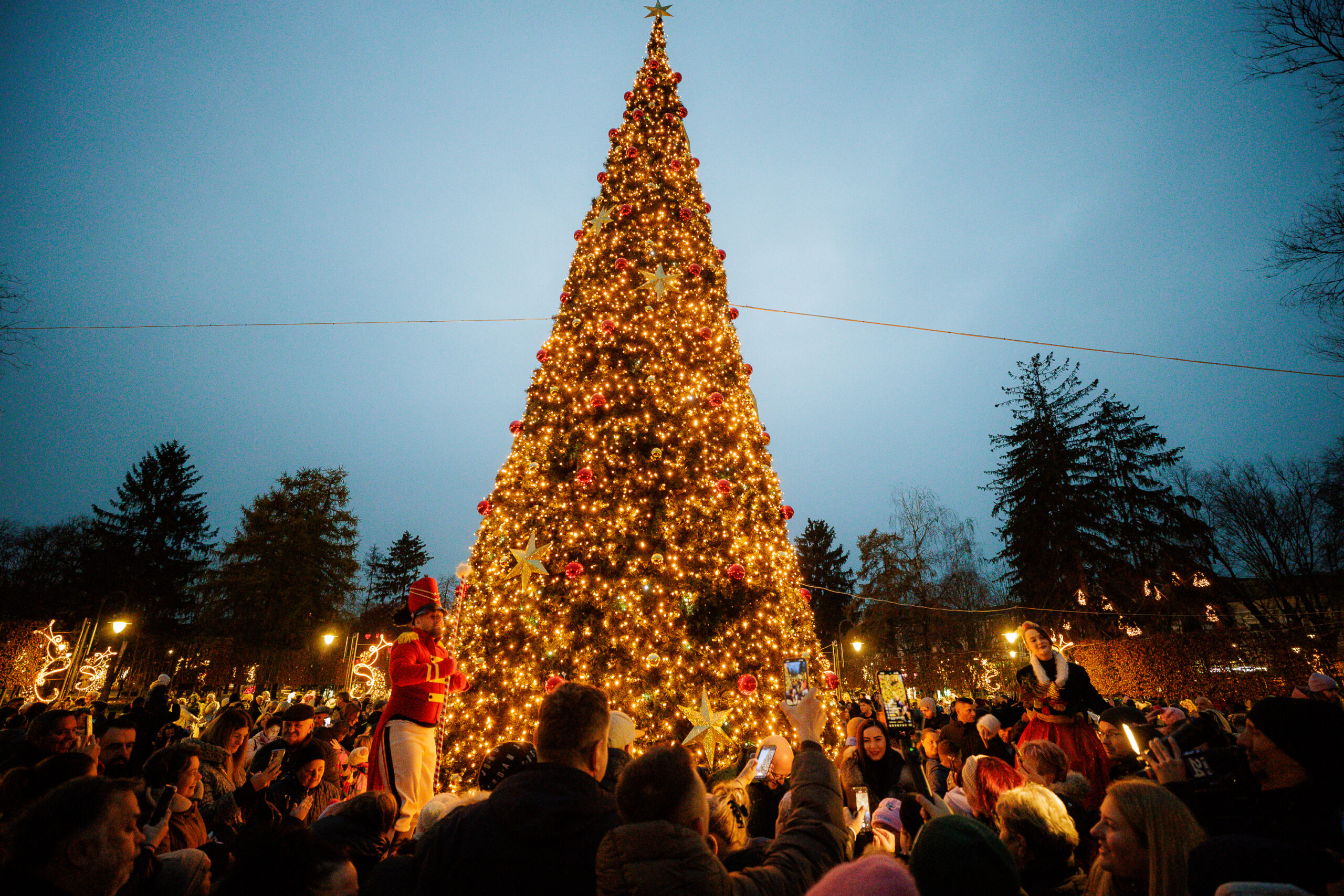 MAGIE Satu Mare a aprins luminile Crăciunului: Târgul de Crăciun s-a deschis oficial