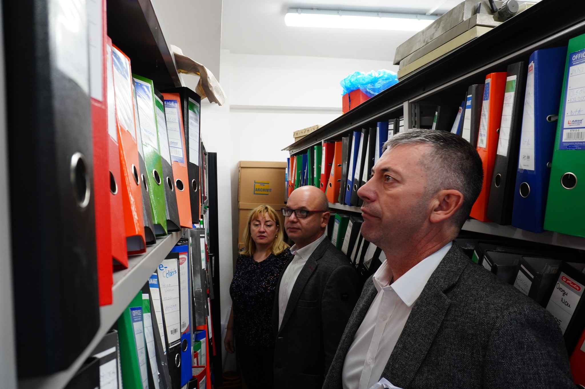 Prefectul Altfatter Tamas, în vizită de lucru la sediul OCPI Satu Mare