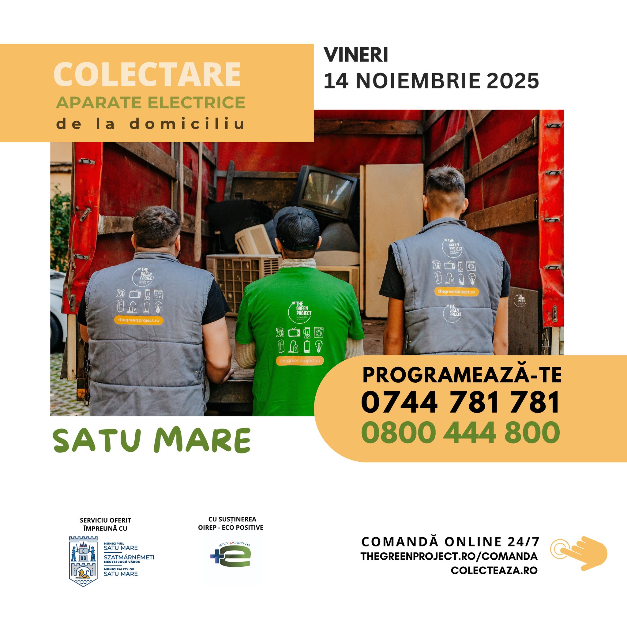 MEDIU Sătmărenii pot preda gratuit aparatele electrice vechi pentru reciclare