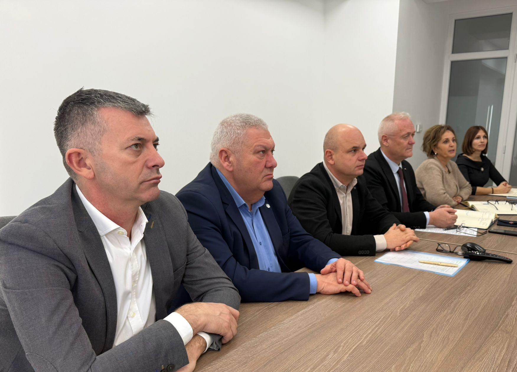 Ședință de lucru cu structura de conducere a Ministerului Afacerilor Interne (MAI) desfășurată de Instituția Prefectului