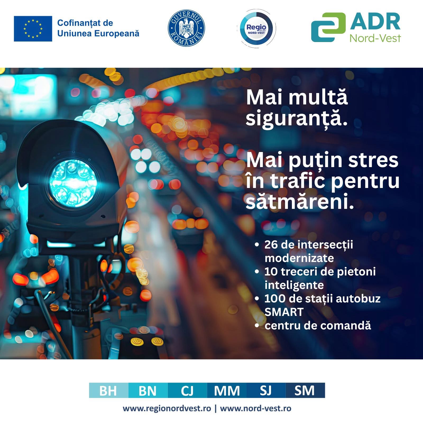 Sistem integrat de monitorizare a traficului și mobilitate inteligentă în Municipiul Satu Mare